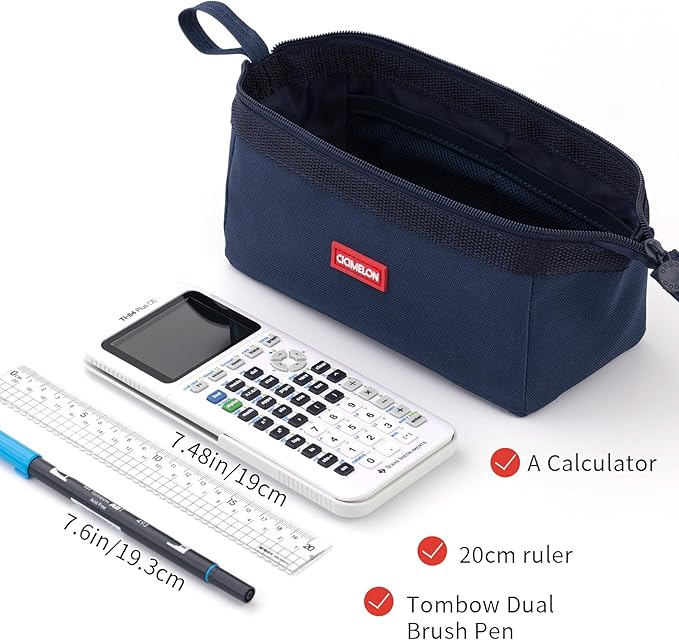 CICIMELON Pencil Case Large Capacity Pencil Pouch Pen Bag for School Teen Girl Boy Men Women
