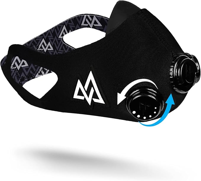 TRAININGMASK - 2.0 Turn Flow - Resistance Training Mask® - Fitness Mask, High Altitude Mask, Workout Mask