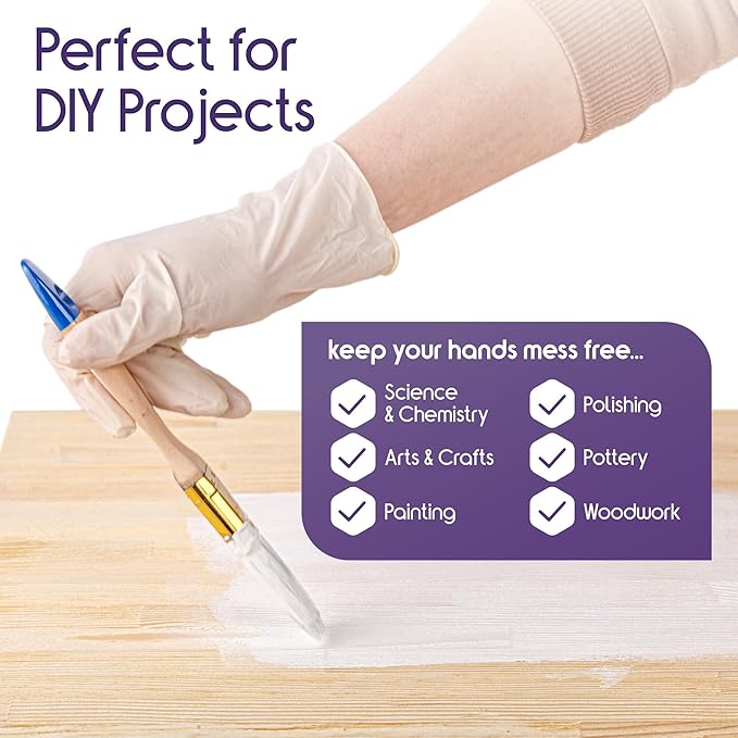 Inspire Stretch Vinyl Exam Gloves | THE ORIGINAL Quality Disposable Latex Free Medical Glove Cleaning Cooking Food Service Labs Healthcare and Household, Large 1000 Count