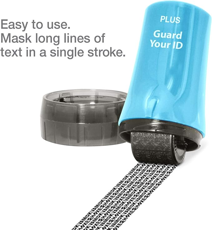 Guard Your ID Advanced 2.0 Rollers Identity for Theft Address Eraser and Security Prevention (Regular 3-Pack, Turquoise)