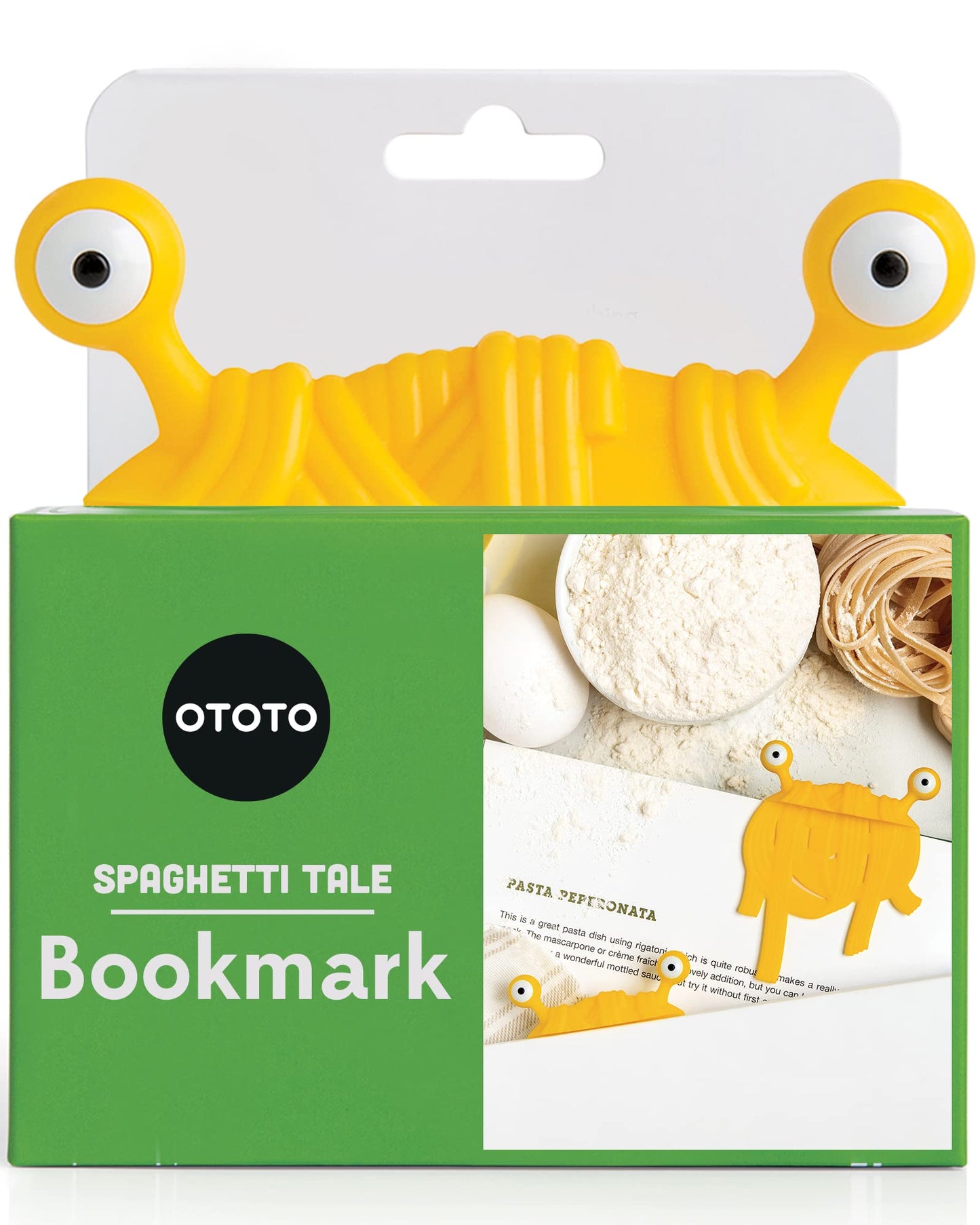 OTOTO Bookmarks - Gifts for Book Lovers, Unique Gifts for Book Readers, Women & Men, Bookmark Gifts for Kids, Girls, Boys, Manga Readers (Spaghetti)
