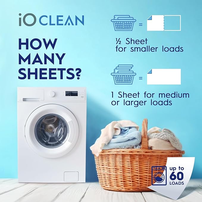 Eco-Friendly Laundry Detergent Sheets – 30 Pack | Ultra-Concentrated & Hypoallergenic | Biodegradable & Travel-Friendly | Zero-Waste Laundry Strips for Fresh, Powerful Cleaning