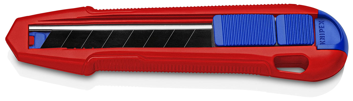 KNIPEX Tools CutiX Universal Snap Knife, 6-1/2", Red/Blue