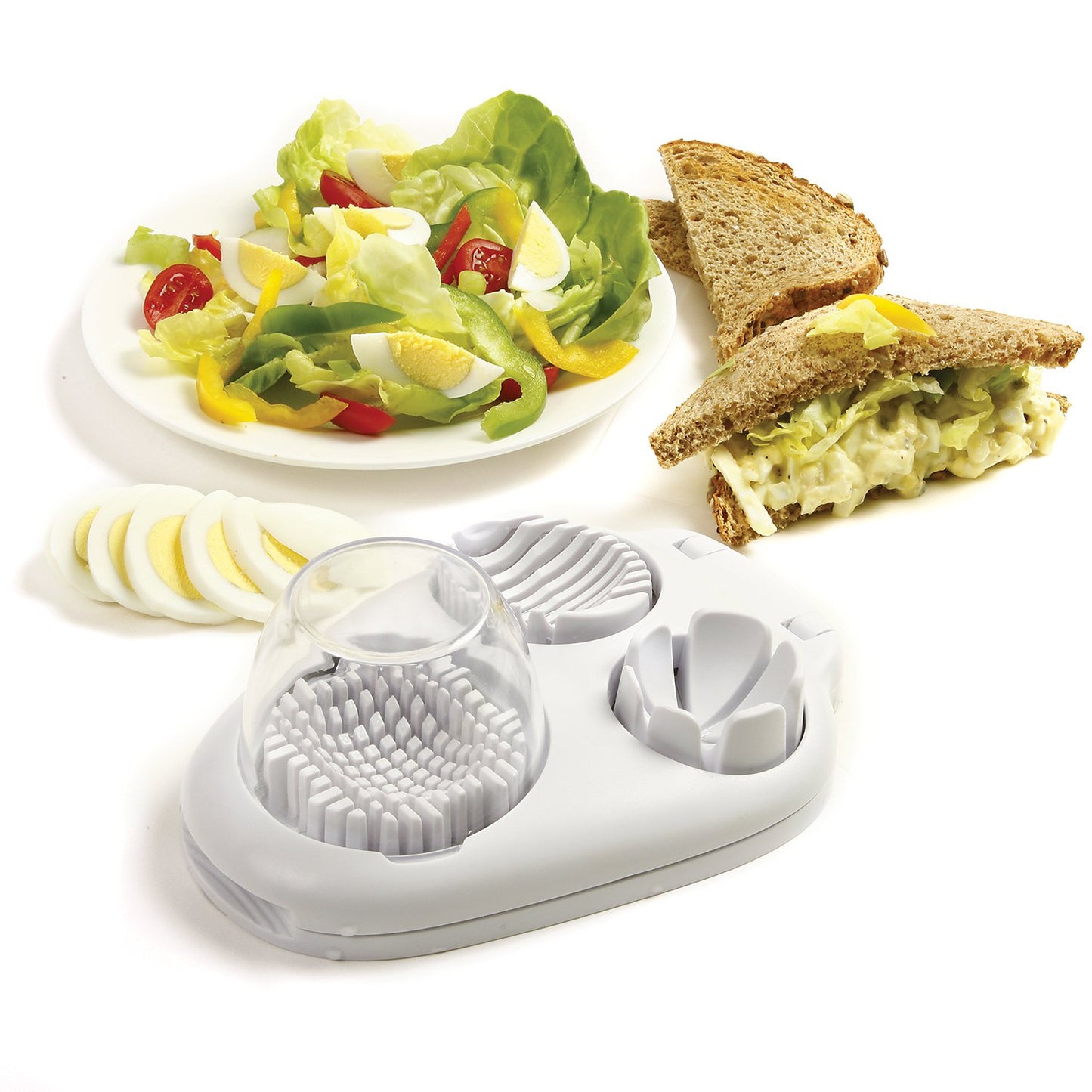 Norpro 998 Multi Egg Slicer, White