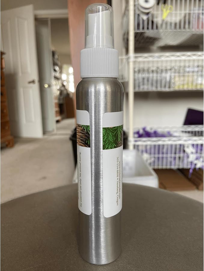Victoria's Lavender Room Spray, All Natural Home Atmosphere Essential Oil Concentrated Room Spray Air Freshener, Bathroom Odor Eliminator, Luxury Spray Made in the USA, Lavender & Fir - 1 Pk (4 Fl Oz)