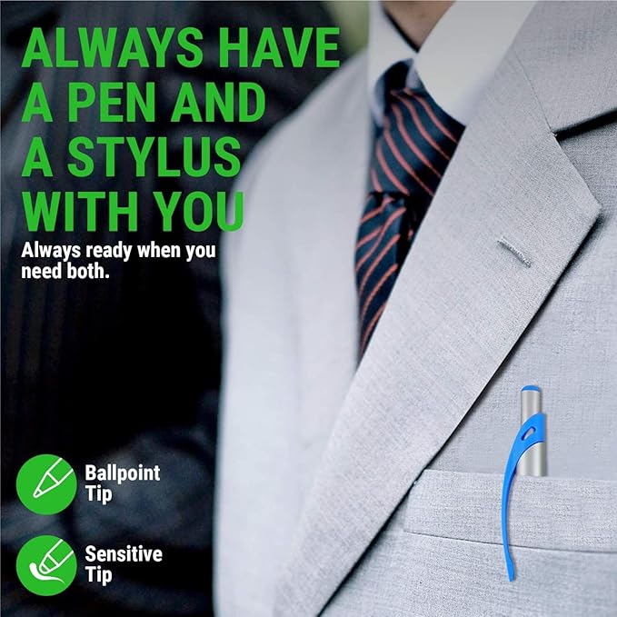 Personalized Pens With Custom Logo or Text-300 Pack Bulk-for Businesses, Parties, and Events, 2 in 1 Ballpoint Pen & Capacitive Stylus for Touchscreen Devices, Click Action, Assorted Colors, Black Ink