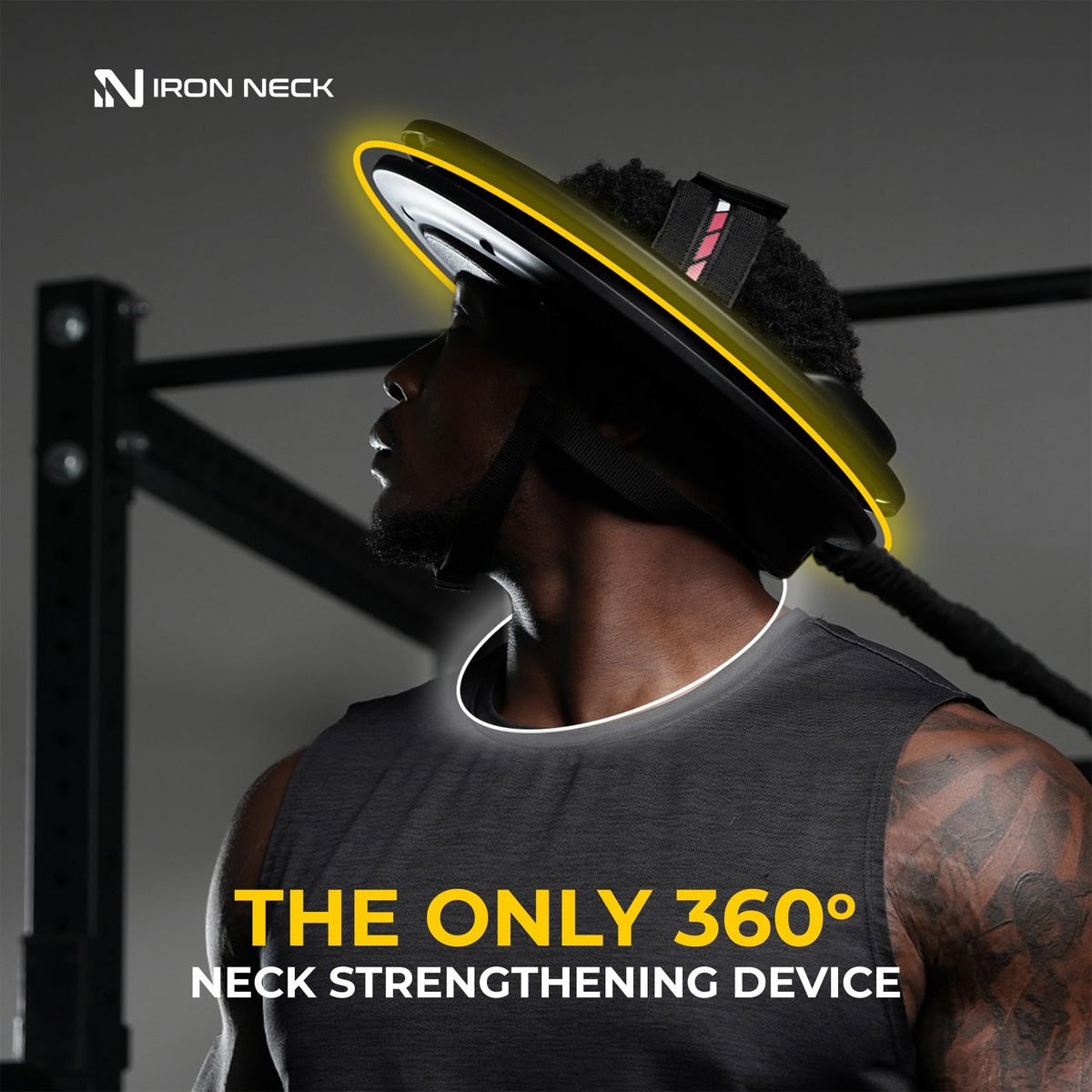 Iron Neck 3.0 Neck Trainer, Advanced Neck Strengthener, Exerciser and Rehabilitation Device to Relieve Pain, Improve Posture and Enhance Mobility
