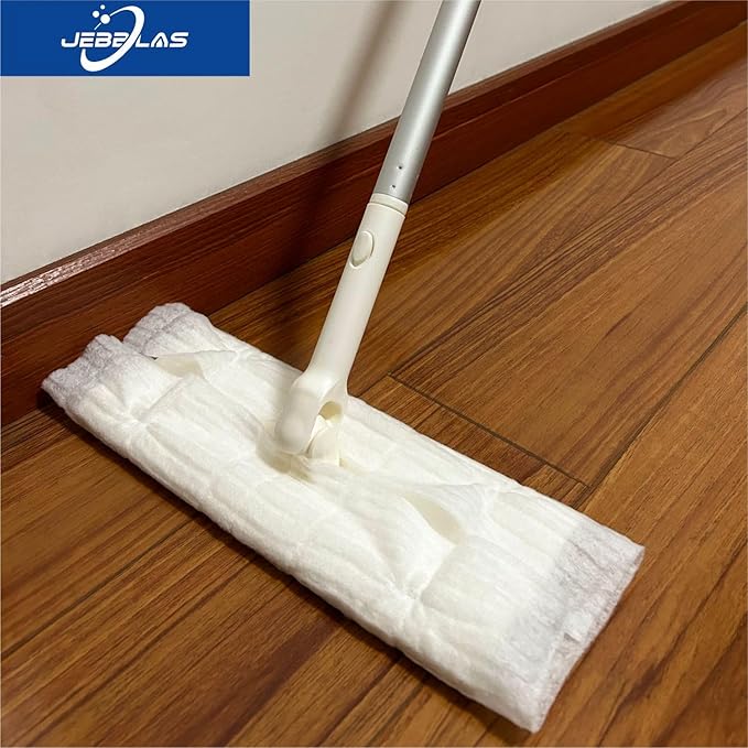JEBBLAS Disposable Mop Cloth Dry Sweeping Pad for Floor Mop Sweeping Cloths Multi Surface Refills, 120 Pcs/Pack