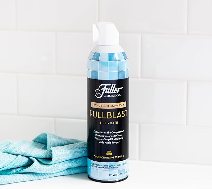 Fuller Brush FULLBLAST Tile & Bath Foam Bathroom Cleaner Spray (Pack of 2)