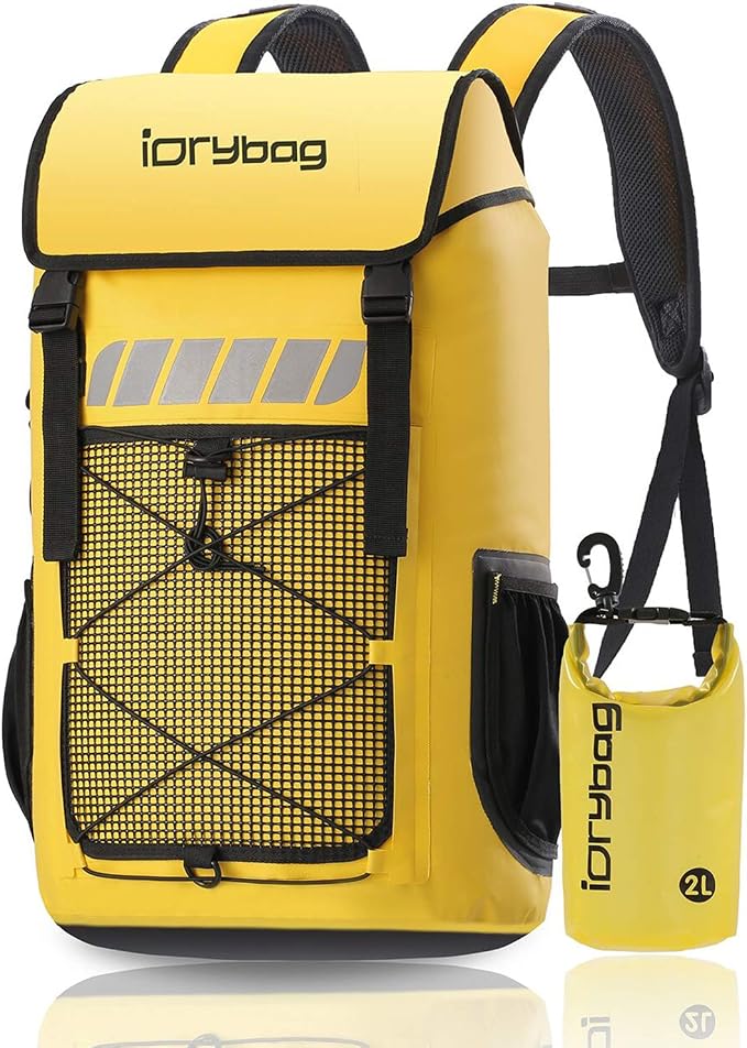 IDRYBAG Waterproof Backpack for Men 25L/45L, Dry Bags Kayak, Dry Backpack Camping Hiking