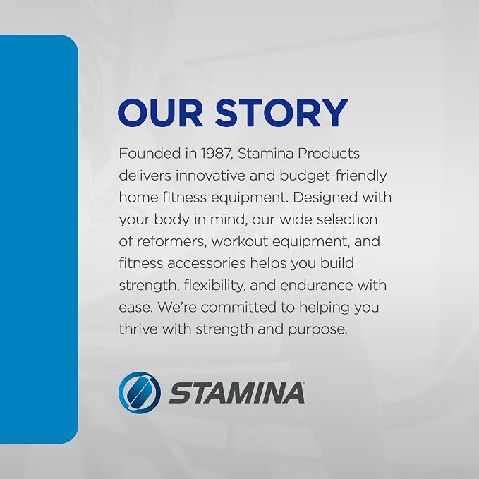 Stamina Upright Exercise Bike 1308 - Fitness Bike with Smart Workout App - Exercise Bike for Home Workout - Up to 300 lbs Weight Capacity | Foldable Stationary Bike for Home Workout; Up to 250 lbs Weight Capacity