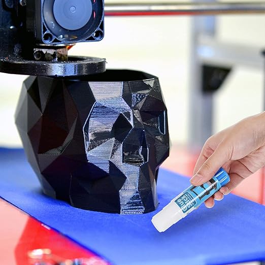 Outus 6 Pack 3D Printer Glue Sticks for Hot Bed PVP 3D Printer Adhesive Solid Glue Sticks for Hot Bed Removing Printing Models
