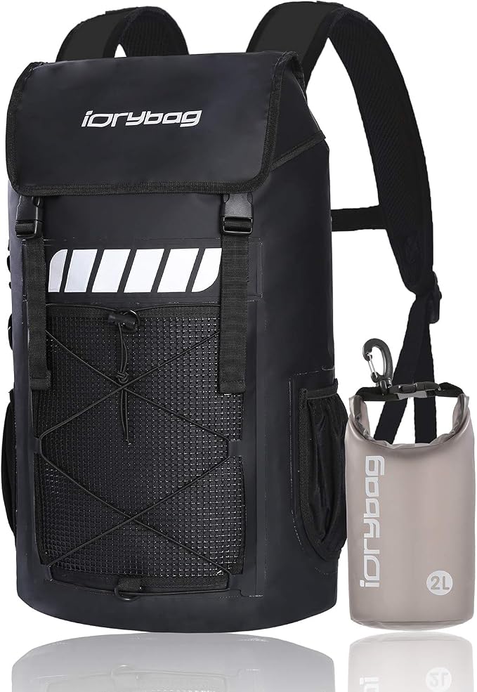 IDRYBAG Waterproof Backpack for Men 25L/45L, Dry Bags Kayak, Dry Backpack Camping Hiking
