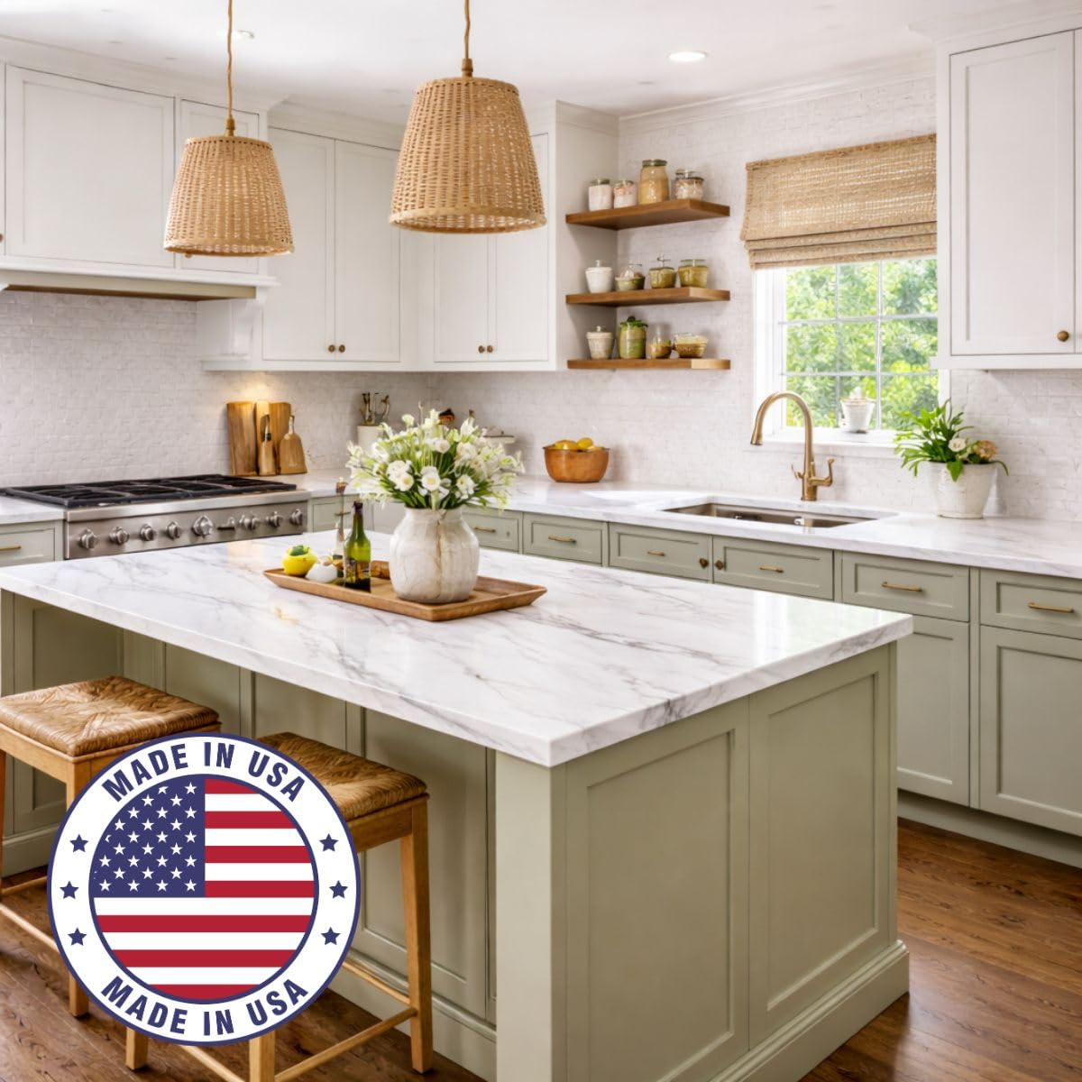 Giani Marble Easy Epoxy Countertop Paint Kit (Carrara White)