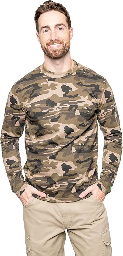 Insect Shield Men's Woodland Camo Long Sleeve T-Shirt