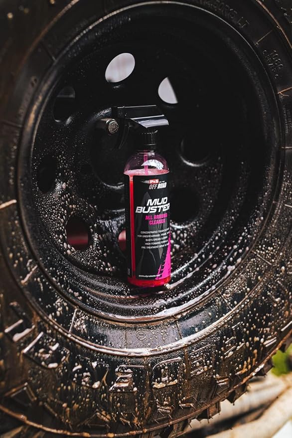 P & S PROFESSIONAL DETAIL PRODUCTS P&S Off Road Mud Buster Foaming Cleaner – Heavy-Duty Degreaser for Undercarriages, Frames & Wheels – Tough on Mud & Grime, Corrosion Protection - 16 oz. Spray