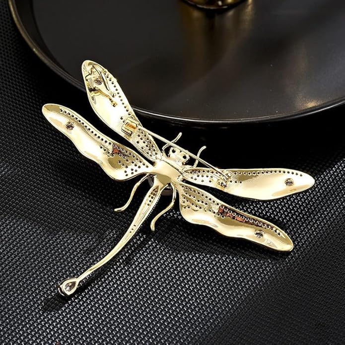 Animal Brooch for Women Girls 18k Gold Plated Animal Brooch Pin Rhinestone Animal Brooch Lapel Pin Jewelry Thanksgiving Day Birthday Wedding Gifts for Mom Wife