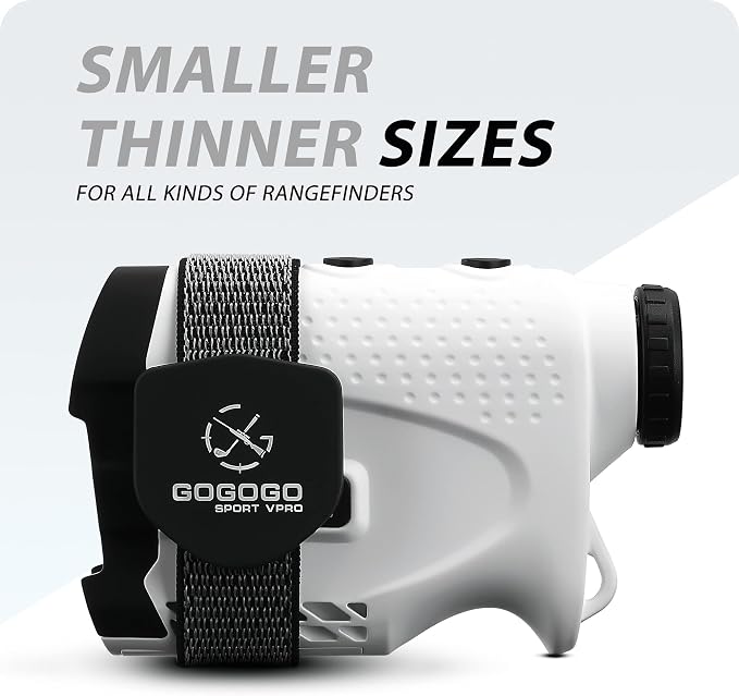 Gogogo Sport Vpro GS24B Laser Rangefinder & Universal Adjustable Magnetic Holder Mount Strap