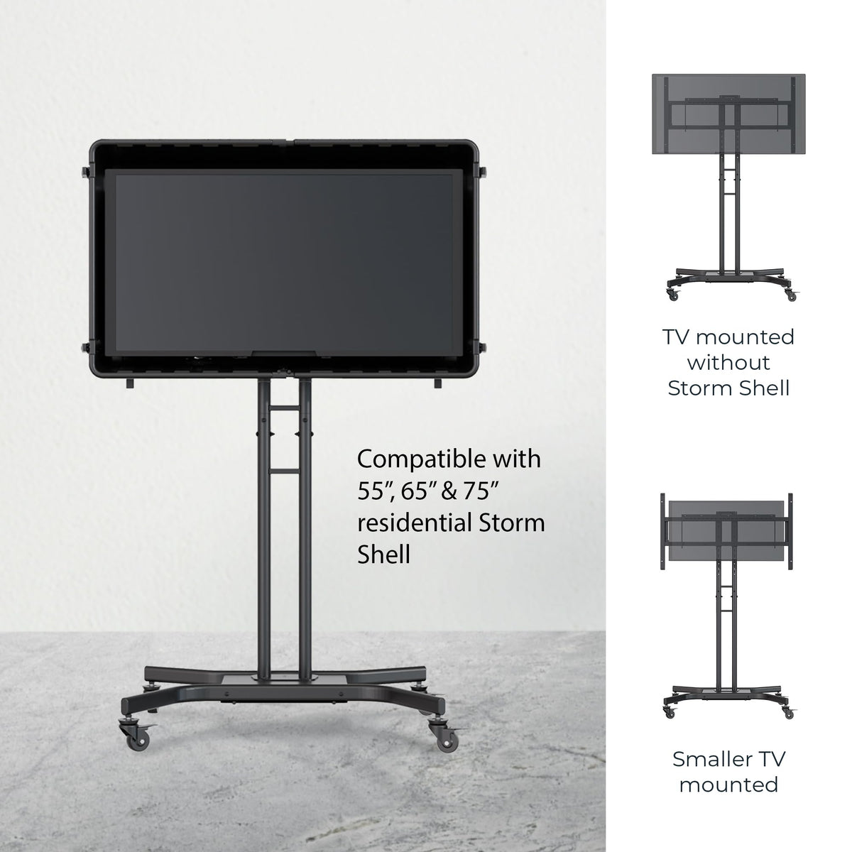 Storm Shell Ourdoor Rolling Cart for Storm Shell TV Enclosures
