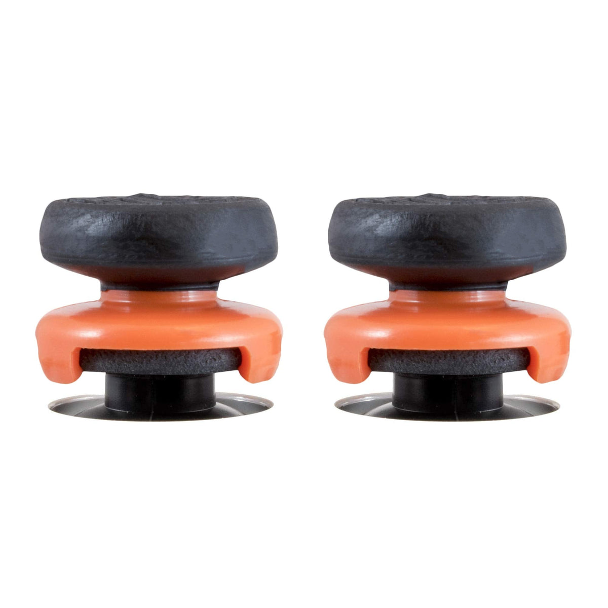 KontrolFreek Call of Duty: Black Ops 4 for PlayStation 4 (PS4) and PlayStation 5 (PS5) | Performance Thumbsticks | 2 High-Rise | Black/Orange