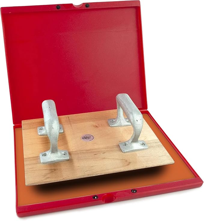 MaxMark Industrial Stamp Pad - Extra Large 9.25" x 12.25" Stamp Pad - Orange Ink