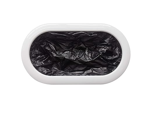 TOWNEW T3 Slim Official Refill Rings for Smart Kitchen Trash Can | Durable Garbage Bags Electric Trash Can - Pack of 6 Refill Rings - Up to 120 Trash Bags (6 Months Supply)
