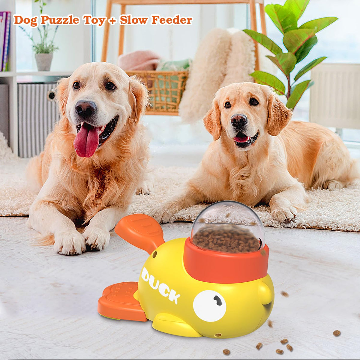 Suitchi Dog Interactive Treat Dispenser Toy, Food Puzzle Slow Feeder
