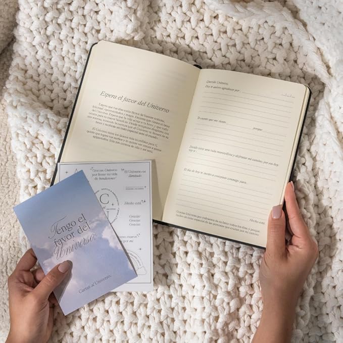 Daily Gratitude Journal (with 160 pages) | Letters to the Universe| Gratitude and Manifestation Journal | Thoughtful Spiritual Gift - Spanish Version
