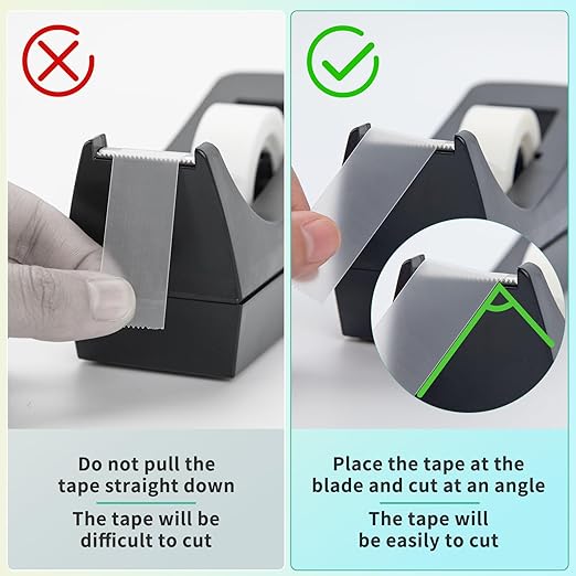 OWLKELA 12 Rolls Matte Adhesive Tape, Matte Finish Invisible Tape, Foggy Translucent Tape Great for Correction and Labeling, Compatible with Standard Tape Dispenser, 0.7 in x 1000 Inches