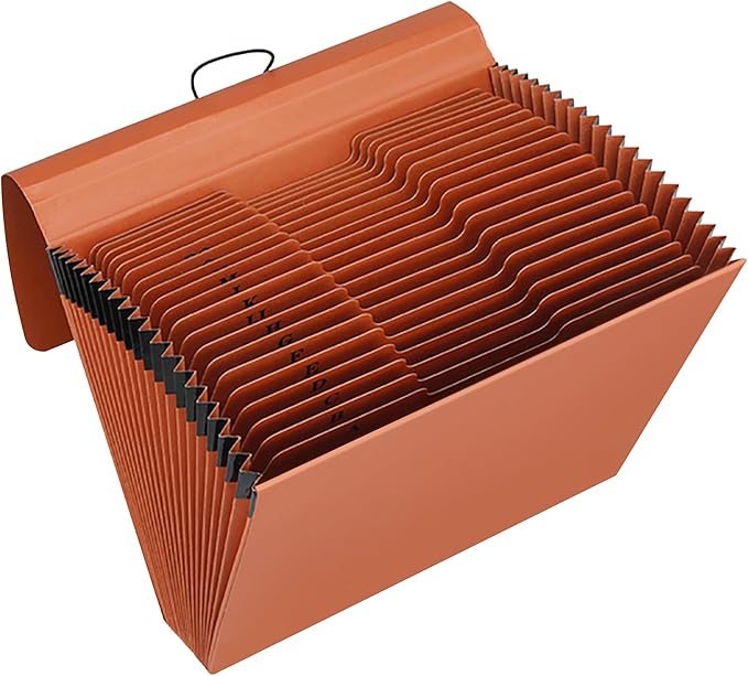 Expanding File Pockets with Cover,A-Z 21 Pockets Accordion File Organizer,Letter Size File Folder,Heavy Duty Expanding File Folder for Classroom,Home,Office and Travel