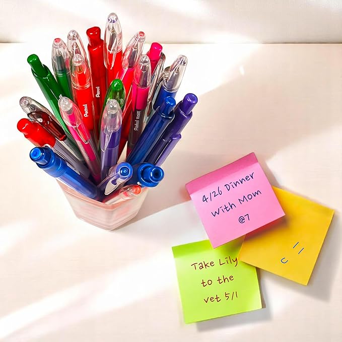 Bulk Mixed Lot 150 Pack Pens - Black, Blue, And Red Ink Variety, Includes Ballpoint, Gel, Rollerball, Retractable, & Click Pens, Smooth Writing Bulk Value Pack For Office, School, And Business
