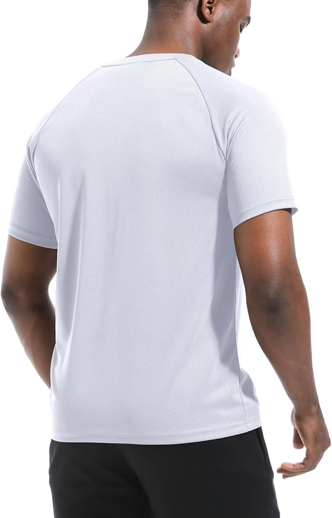 Boyzn 1, 3, 5 or 7 Pack Men's Workout Running Shirts, Dry Fit Moisture Wicking T-Shirt, Gym Athletic Short Sleeve Tee Shirts