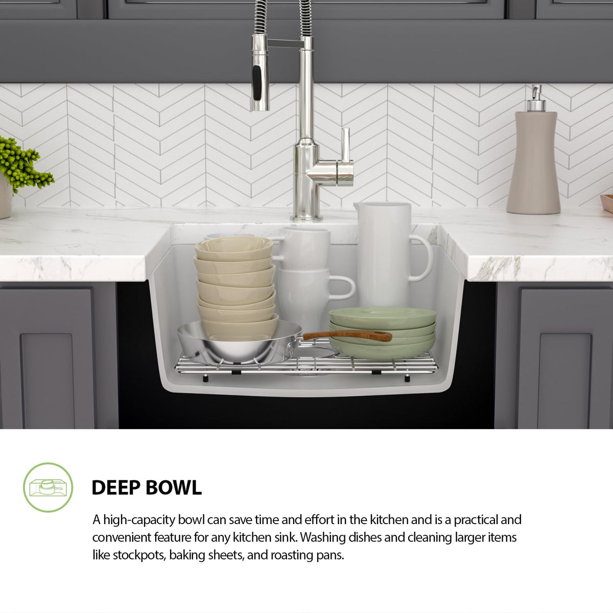 Lofeyo 22x17 Inch Granite Composite Kitchen Sink - 22"x17" Undermount White Wet Bar Sink Granite Composite Quartz Classic Under Counter Ledge Single Bowl Sink Basin, LOF-GC22179