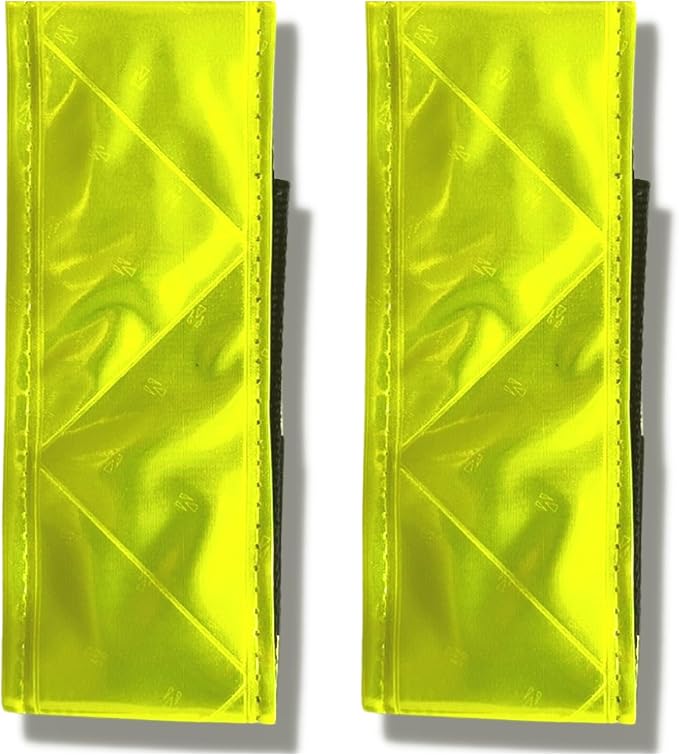 Vincita Reflective Bands - Highly Visible Safety Reflective Bands for Cycling, Walking, Running, and Hiking - Suitable with Molle Webbing On Backpack (Pair of 2)