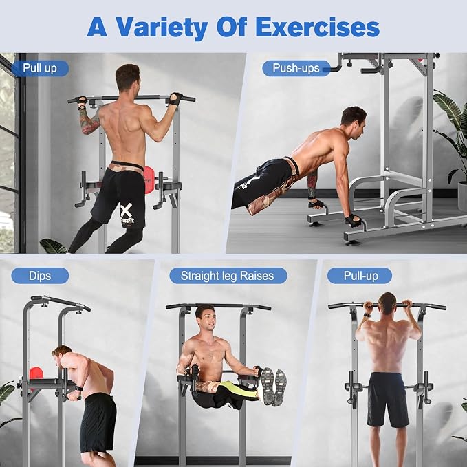 RELIFE REBUILD YOUR LIFE Dip Bars Functional Heavy Duty Dip Stands Push Up Stand