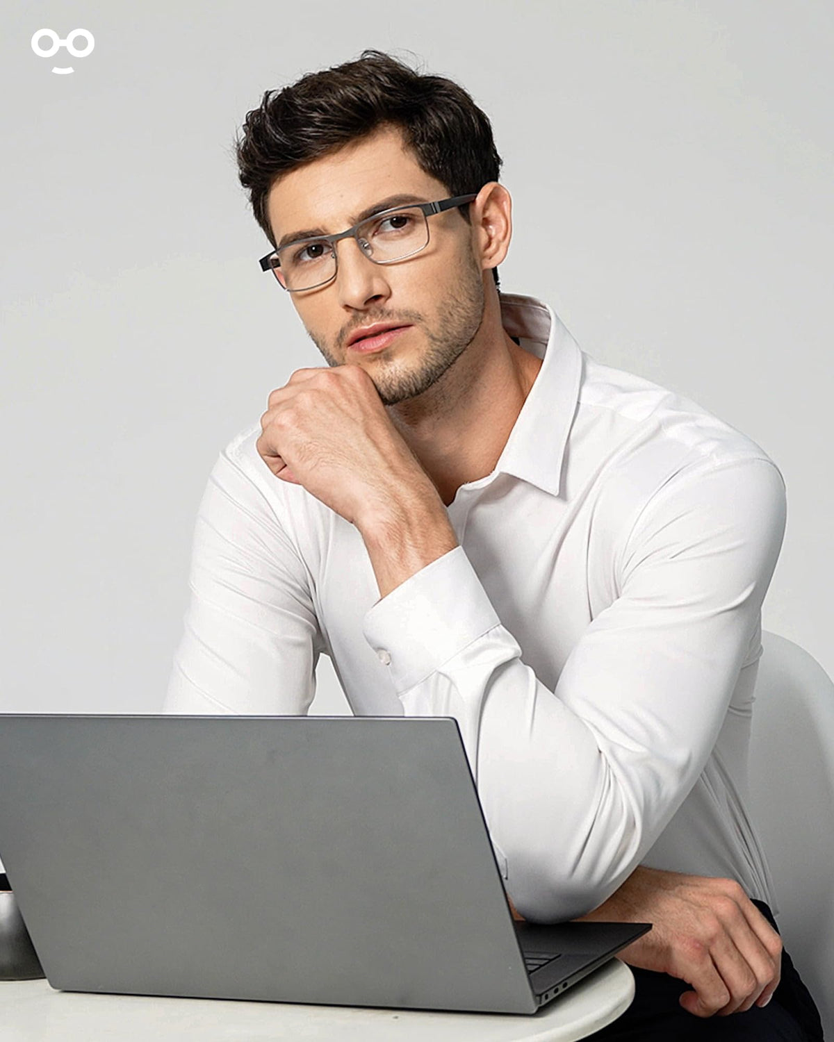JOLISU 5PCS Reading Glasses Men - Blue Light Blocking Computer Metal Thin Frame Readers For Mens/Women（3.00）