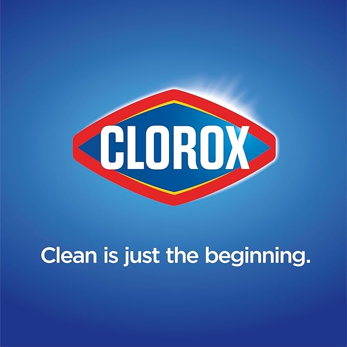Clorox Ultra Clean Toilet Tablets Bleach & Blue, Rain Clean, 4 Ct (Package May Vary)