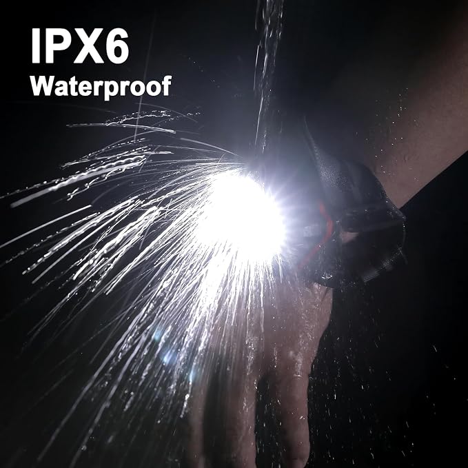 klarus HM1 2PCS IPX6 Waterproof Rechargeable Headlamp with Motion Sensor: 70 Hours Long Battery Life, Full Charge in 2.5 Hours, 440 Lumens Consistent Output, Shock and Drop Resistant