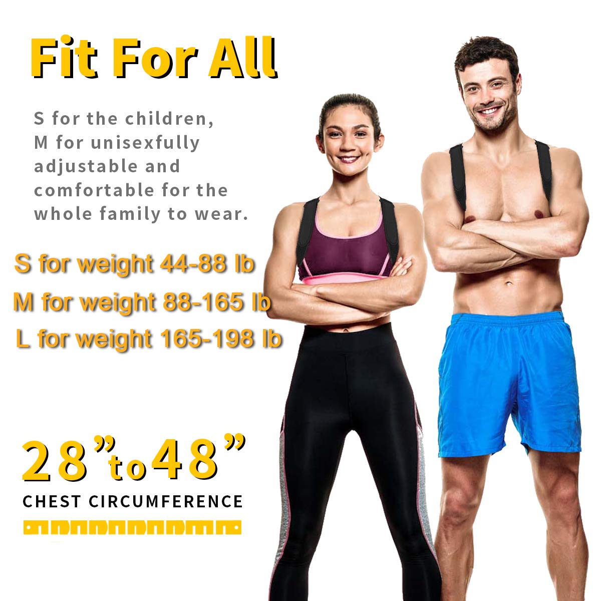 Aaiffey Posture Corrector for Men Women&Children Upper Back Brace Adjustable and Effective Clavicle Support Device for Thoracic Kyphosis and Shoulder Pain Relief