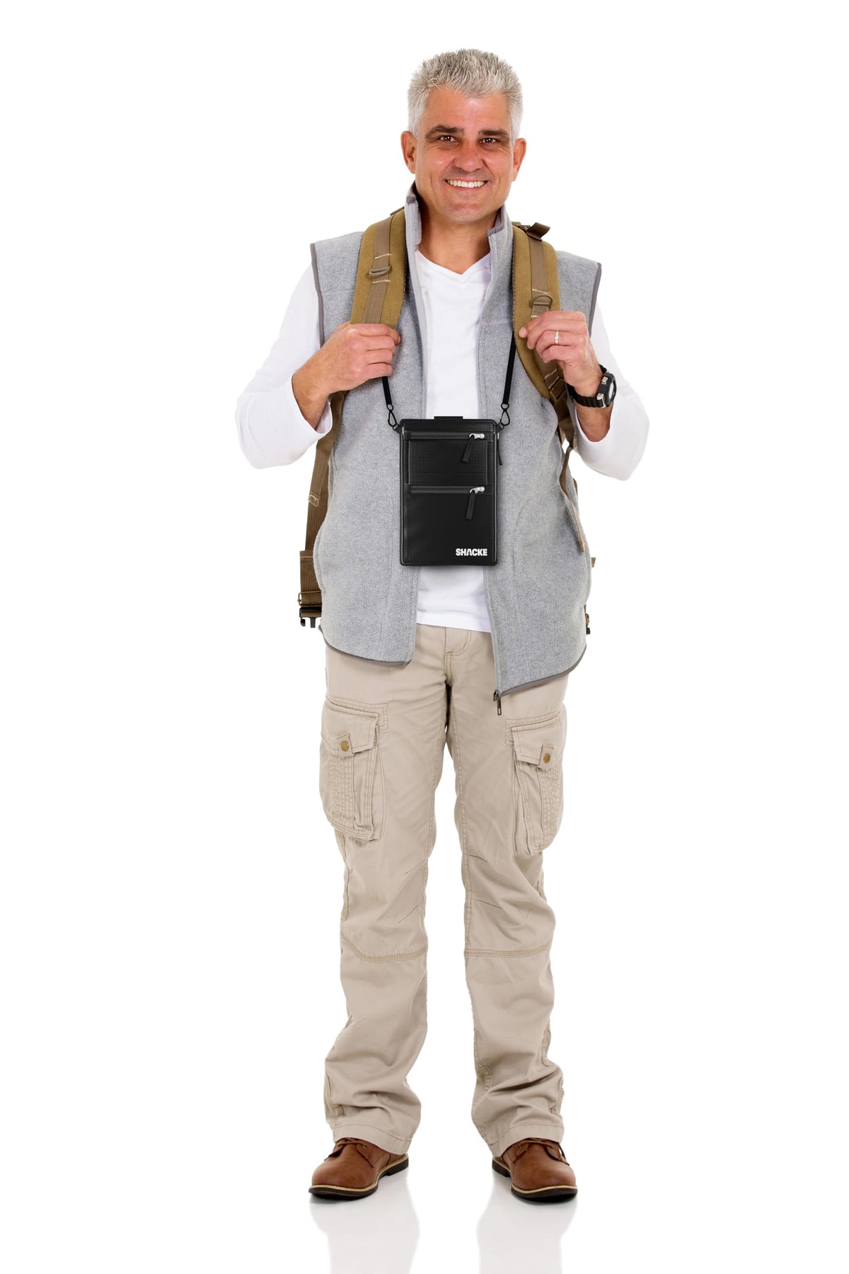 Neck Pouch - RFID Passport Holder and 2 in 1 Belt Wallet