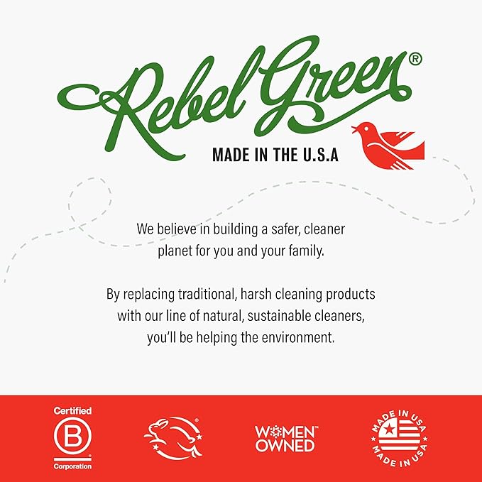 Rebel Green Super Deluxe Dish Soap - Natural Dishwashing Soap - Liquid Dish Detergent - Sustainable Dish Liquid Scented with Frankincense & Pine - (16 oz Bottles, 2 Pack)