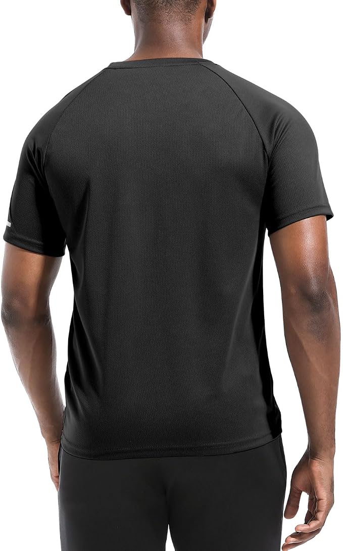 Boyzn 1, 3, 5 or 7 Pack Men's Workout Running Shirts, Dry Fit Moisture Wicking T-Shirt, Gym Athletic Short Sleeve Tee Shirts