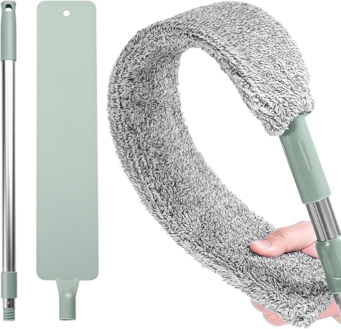 Retractable Gap Dust Cleaner – Extendable Microfiber Duster with Bendable & Removable Head, Washable Dusting Brush for Home, Kitchen, Car & Hard-to-Reach Areas (1)