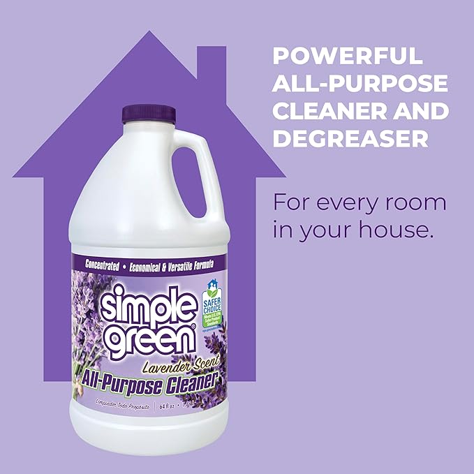 Simple Green All Purpose Cleaner Concentrate Lavender Scent 64 Fl Oz