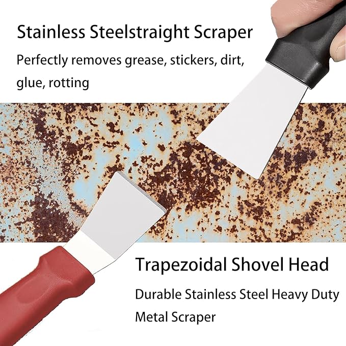 7 Pcs Multi-Purpose Crevice Cleaning Brush Tool for Stubborn Kitchen Grease Stains, Bathroom Crevices, Window Gutters, Tiles and Faucets