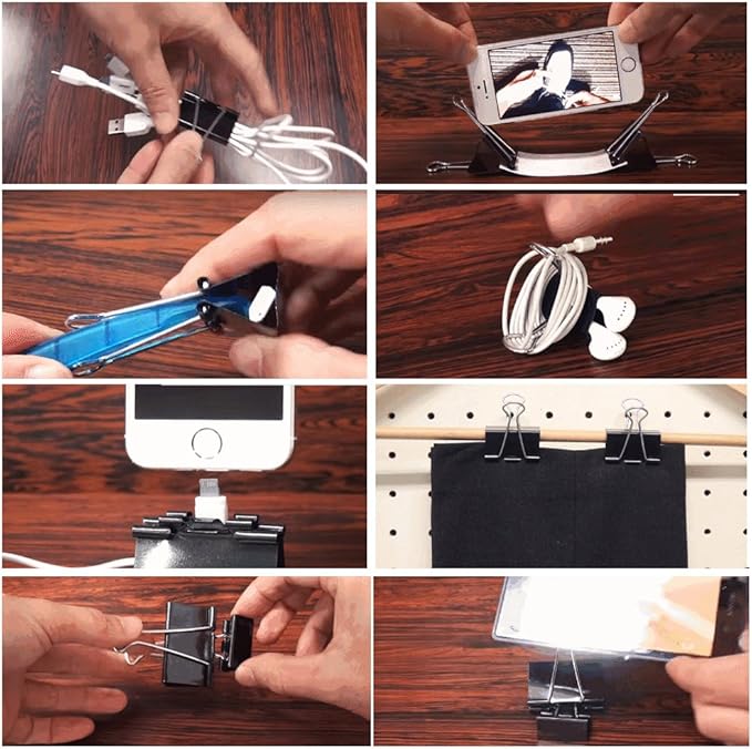 48Pack Large Binder Clips for Office Home 1.6 inch