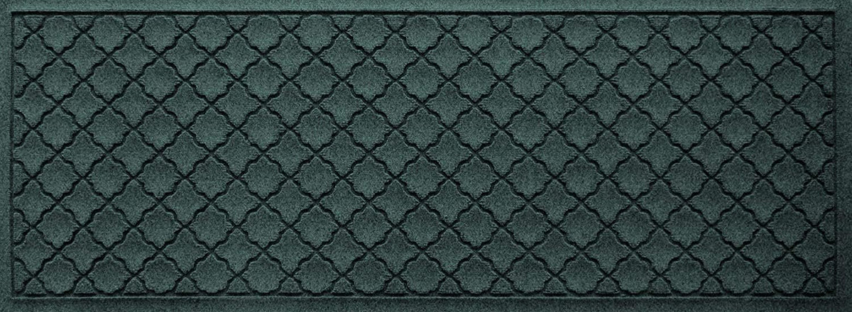 WaterHog Heavy Duty Runner Door Mat, 2' x 5', Made in USA, Durable & Skid-Resistant Entryway Mat, Water-Trapping, Indoor/Outdoor Decorative Floor Covering, Cordova Collection, Evergreen