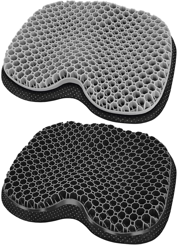 NEW-Vi Anti-Slip Kayak Seat Cushion - Waterproof Thicken Gel Boat Kayak Canoe Rowing Stadium Pad for Sit in Kayak Chair Kayak Accessories Equipment Gear for Fishing Kayak