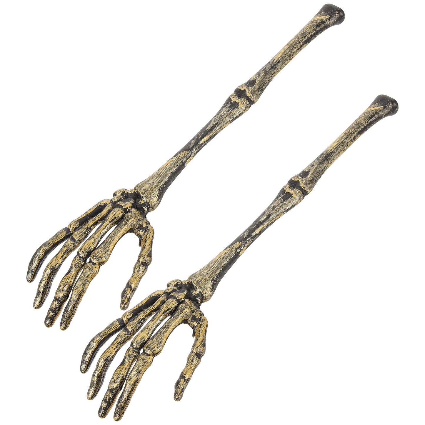 EXCEART Skeleton Arm Staff Halloween Salad Spoon Unique Skeleton Serving Utensil for Kitchen and Party Use 12.58 Inch Plastic Hand Flatware