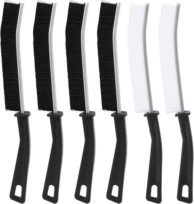 6Pcs Hard Bristle Crevice Cleaning Brush, Grout Cleaner Brush, Multifunctional Gap Cleaning Tool for Household Use, Bathroom, Kitchen, Window,Toilet